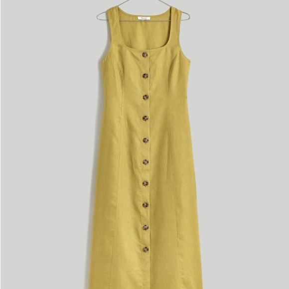 Madewell Dresses & Skirts - Button-Front Midi Dress in 100% Linen